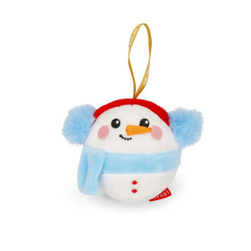 Picture of LEGAMI HOHOHOORNAMENTS PLUSH SNOWMAN